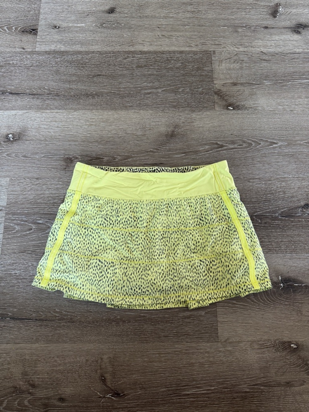 lululemon athletica Yellow Printed Athletic Skirt